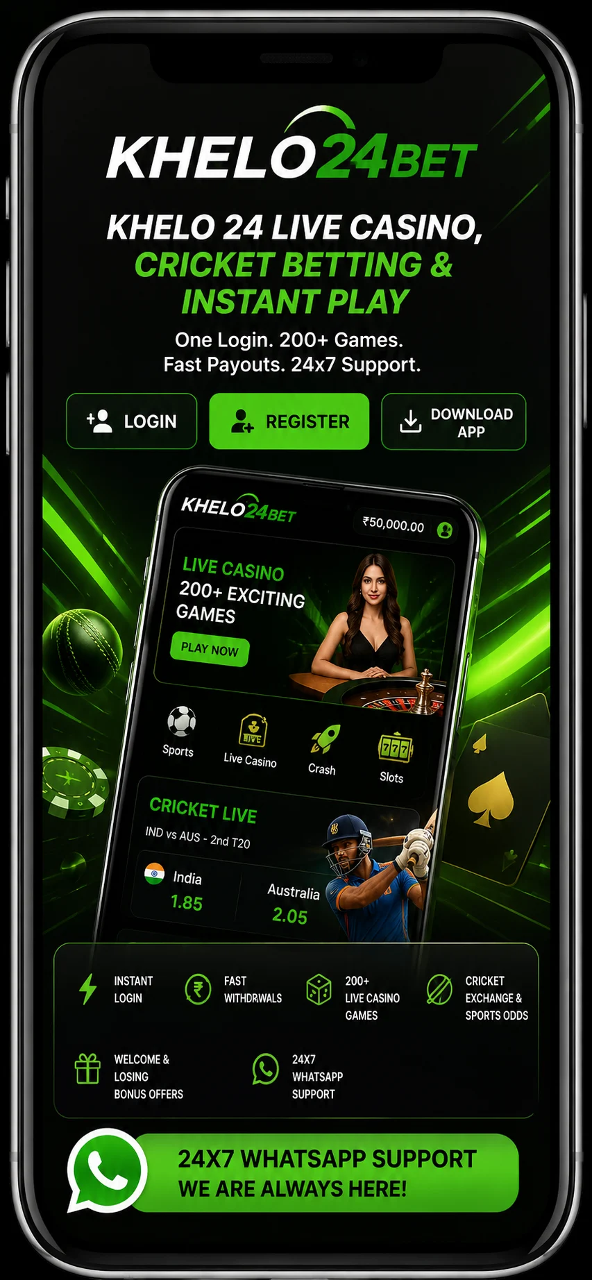 Khelo24bet mobile app download for Android